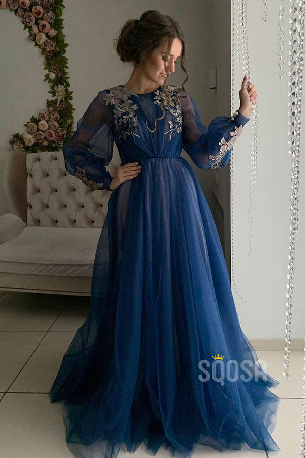 Long Sleeve Prom Dresses – SQOSA